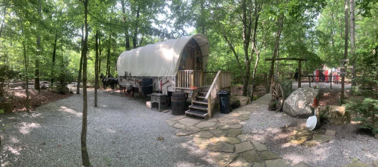 Fox Pass Cabins Bed & Breakfast Hot Springs Eksteriør bilde