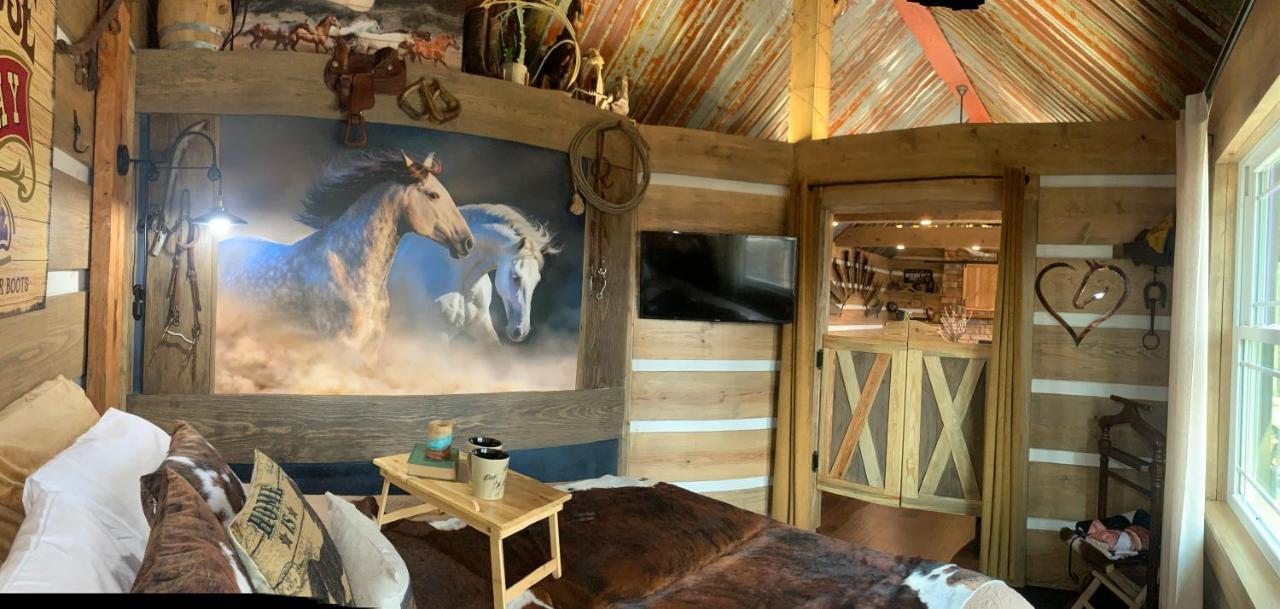 Fox Pass Cabins Bed & Breakfast Hot Springs Eksteriør bilde